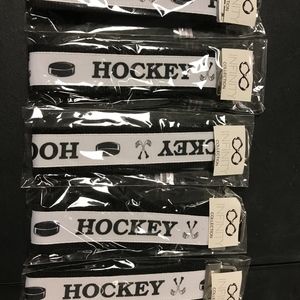 Unisex Hockey Wristlet Keychain Set 5 pc set
